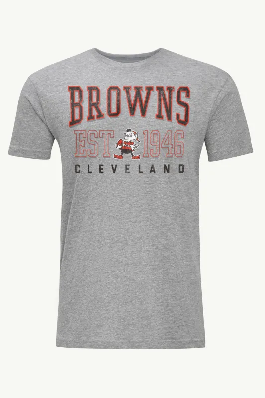 MENS CLEVELAND BROWNS RETRO T SHIRT made by Starter