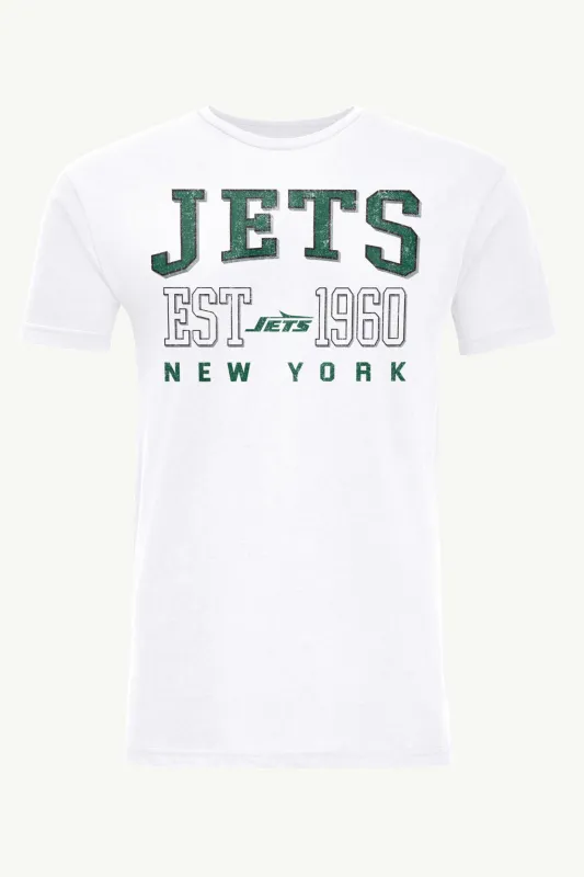 MENS NEW YORK JETS RETRO T SHIRT made by Starter