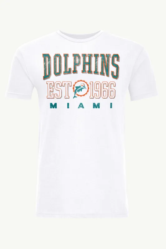 MENS MIAMI DOLPHINS RETRO T SHIRT sold by Starter