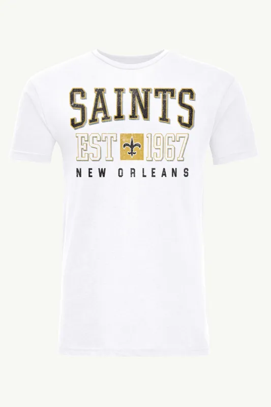 MENS NEW ORLEANS SAINTS RETRO T SHIRT sold by Starter