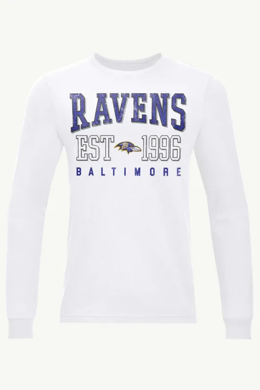 MENS BALTIMORE RAVENS RETRO LONG SLEEVE T SHIRT sold by Starter