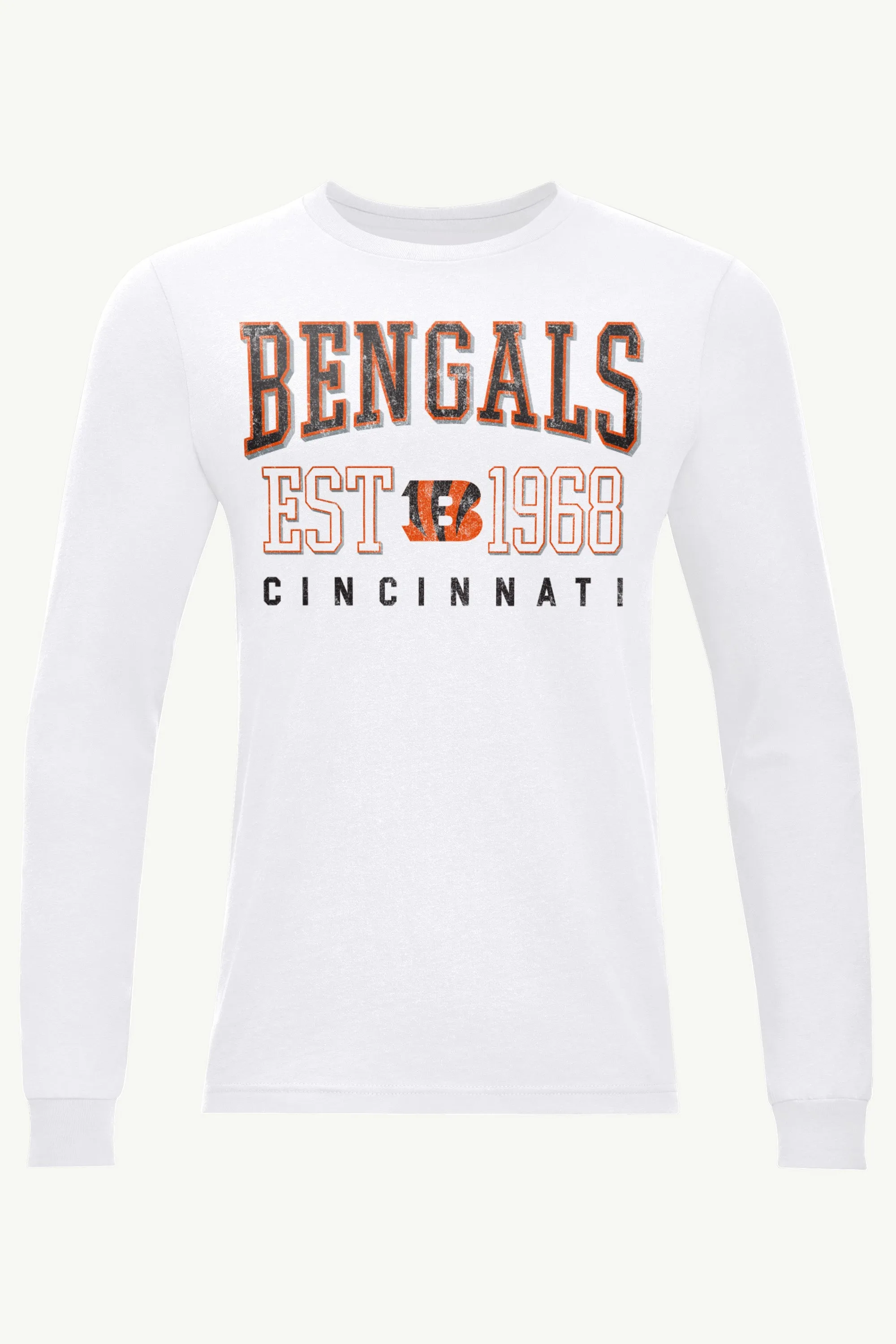 MENS CINCINNATI BENGALS RETRO LONG SLEEVE T SHIRT sold by Starter