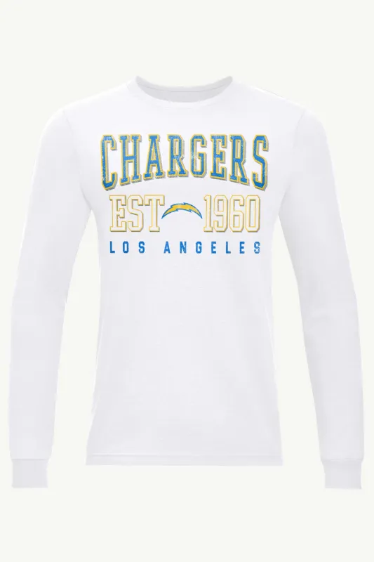 MENS LOS ANGELES CHARGERS RETRO LONG SLEEVE T SHIRT sold by Starter