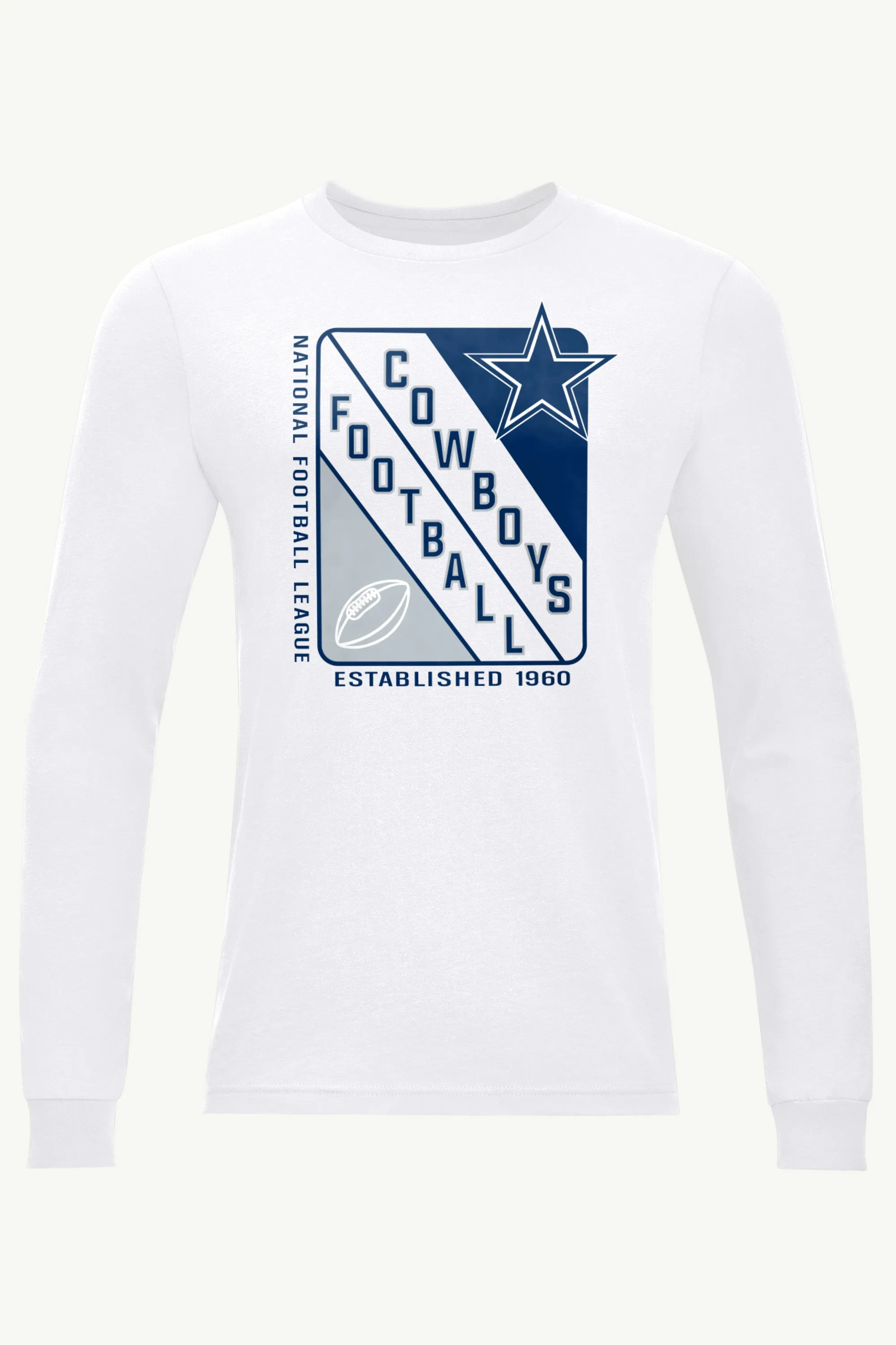 MENS DALLAS COWBOYS SHIELD LOGO LONG SLEEVE T SHIRT sold by Starter