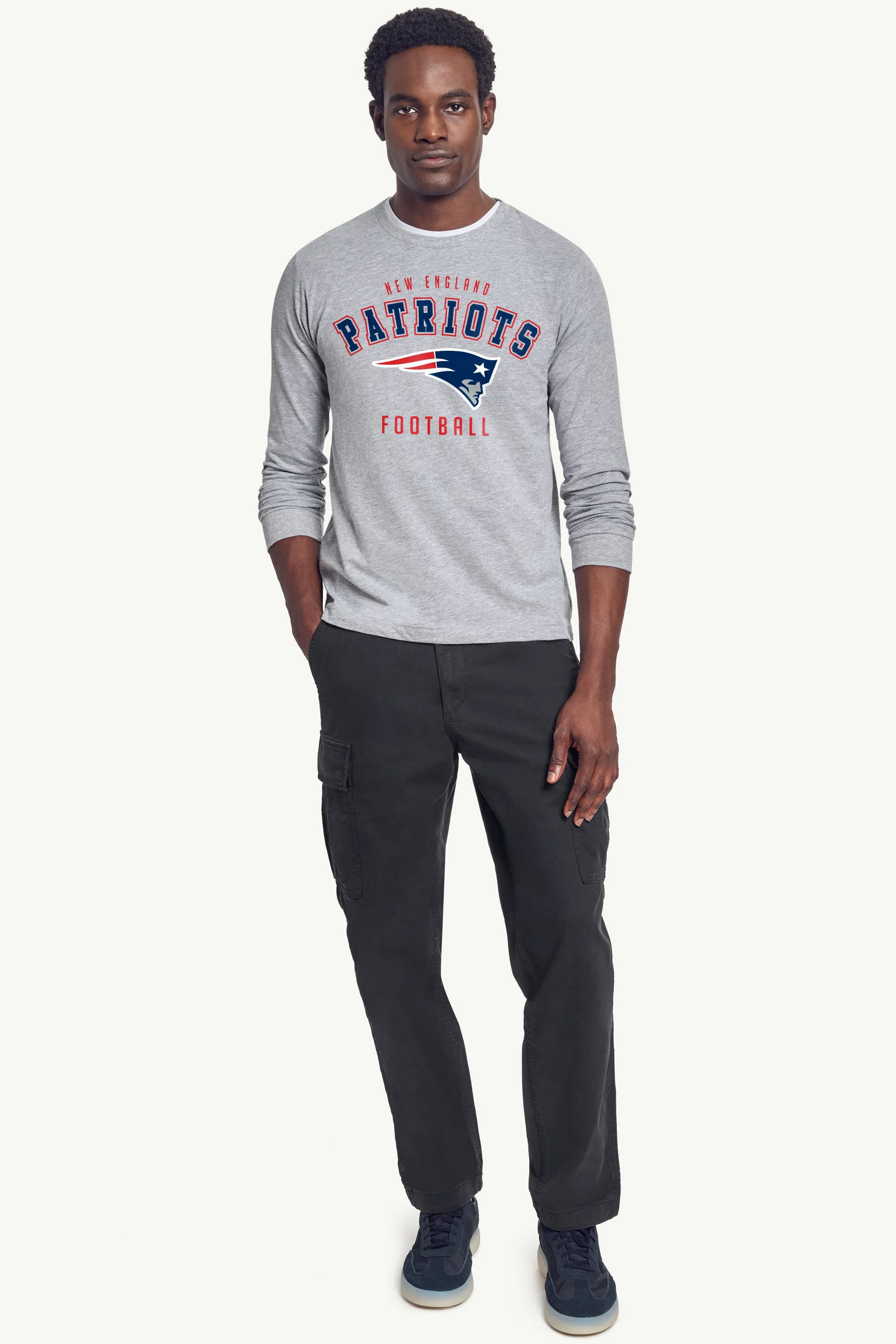 MENS NEW ENGLAND PATRIOTS LONG SLEEVE T SHIRT sold by Starter product image thumbnail 3