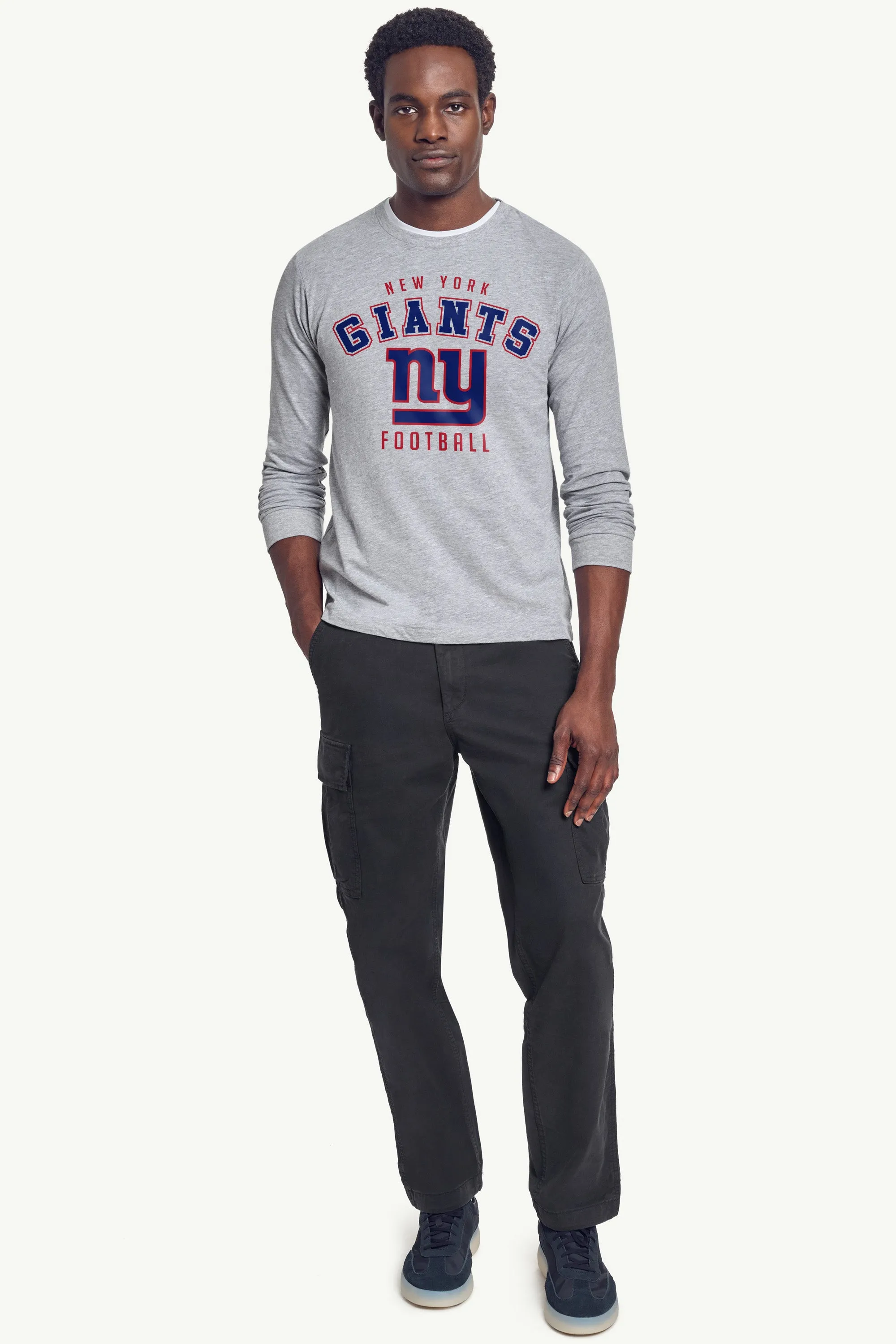 MENS NEW YORK GIANTS LONG SLEEVE T SHIRT sold by Starter product image thumbnail 3