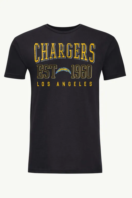 MENS LOS ANGELES CHARGERS RETRO T SHIRT sold by Starter