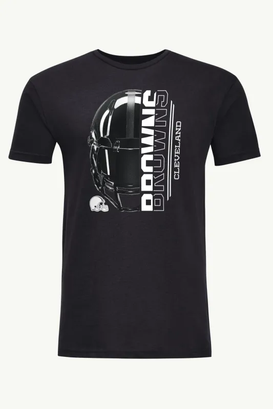 MENS CLEVELAND BROWNS HALF HELMET T SHIRT sold by Starter