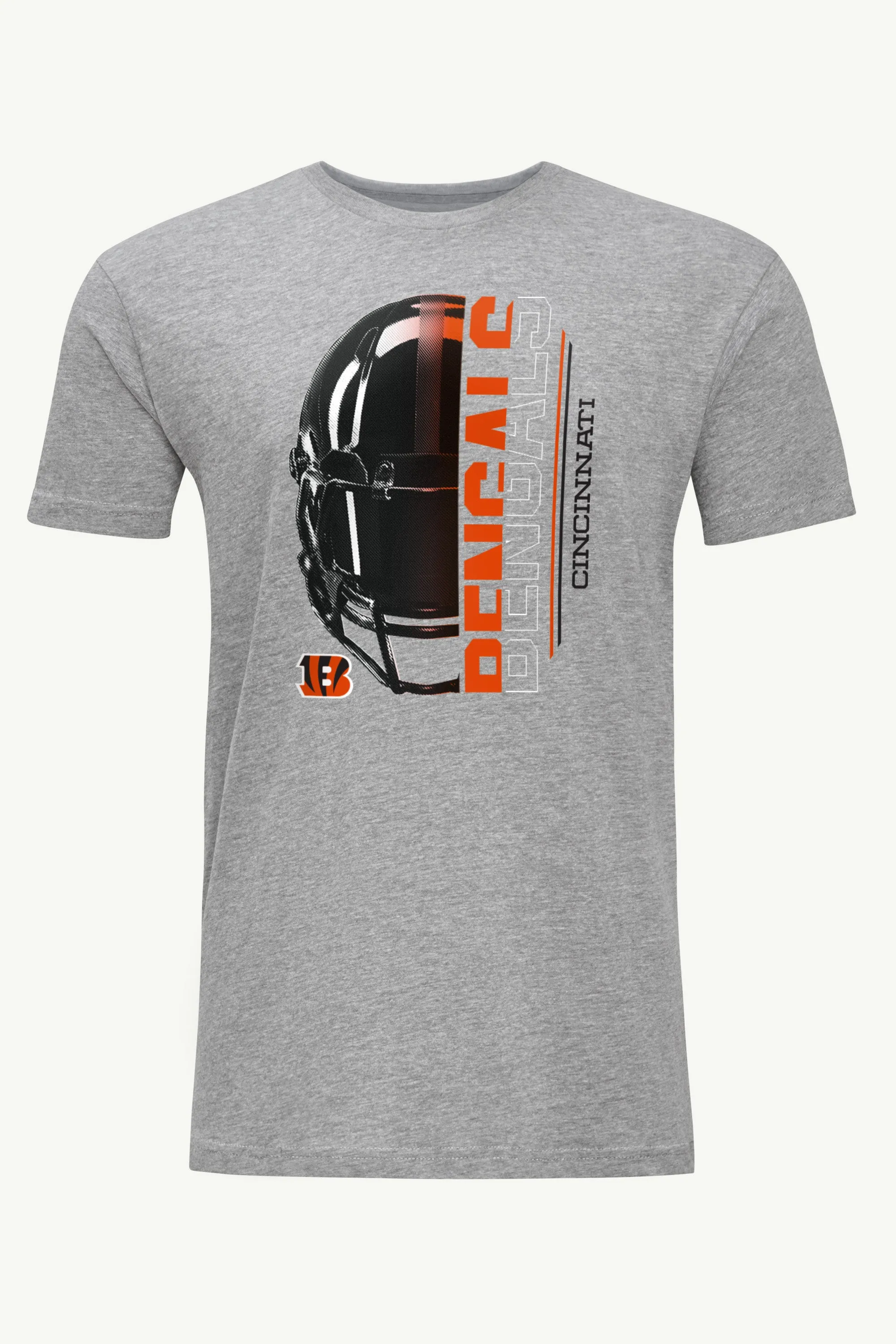 MENS CINCINNATI BENGALS HALF HELMET T SHIRT sold by Starter