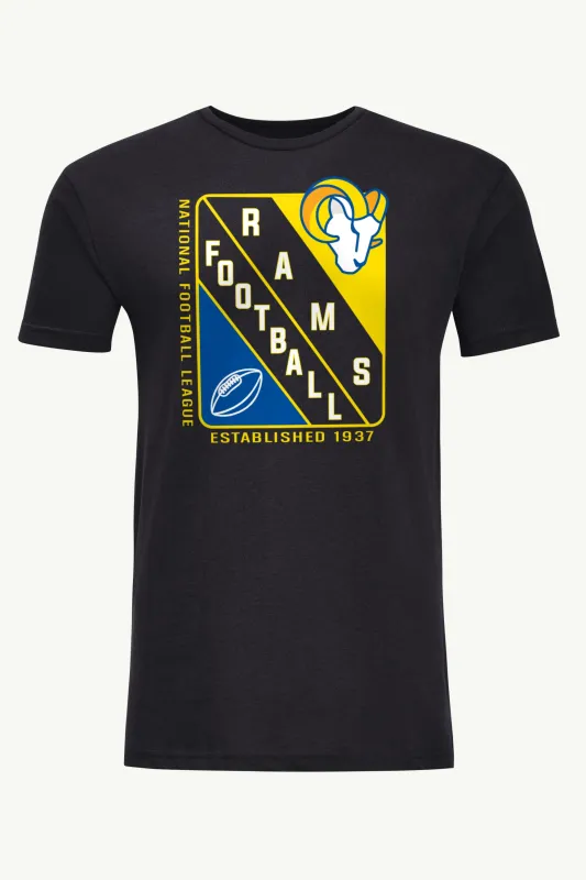MENS LOS ANGELES RAMS SHIELD LOGO T SHIRT sold by Starter