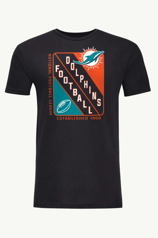 MENS MIAMI DOLPHINS SHIELD LOGO T SHIRT sold by Starter