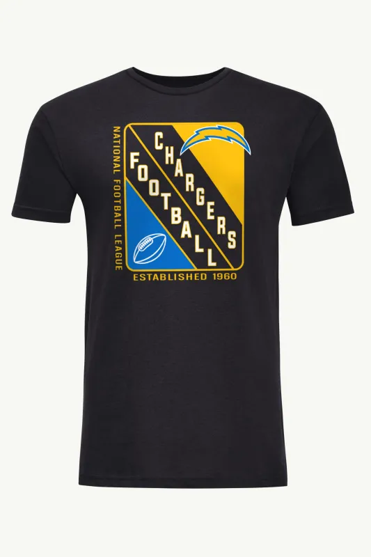 MENS LOS ANGELES CHARGERS SHIELD LOGO T SHIRT sold by Starter