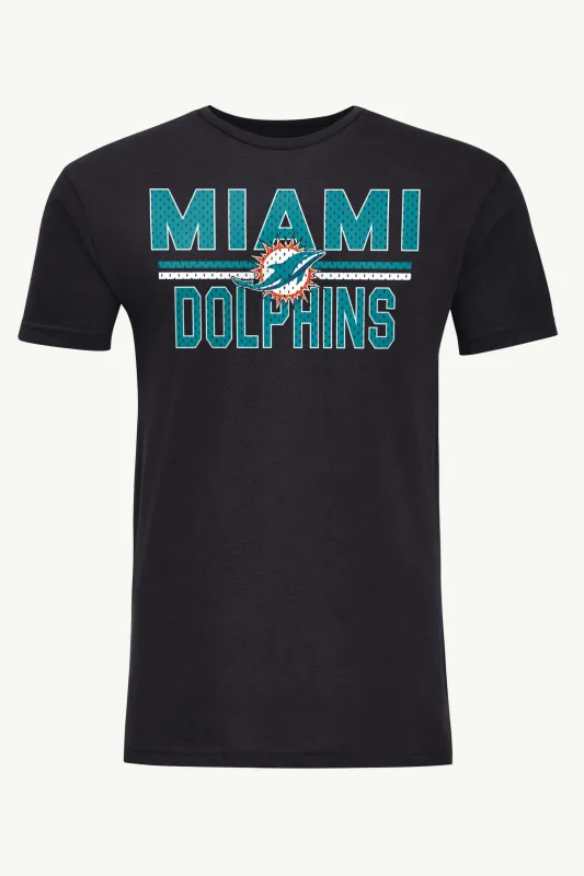 MENS MIAMI DOLPHINS MESH LOOK T SHIRT sold by Starter