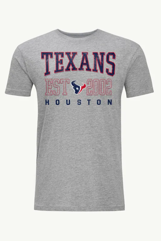 MENS HOUSTON TEXANS RETRO T SHIRT made by Starter