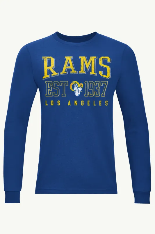 MENS LOS ANGELES RAMS RETRO LONG SLEEVE T SHIRT sold by Starter