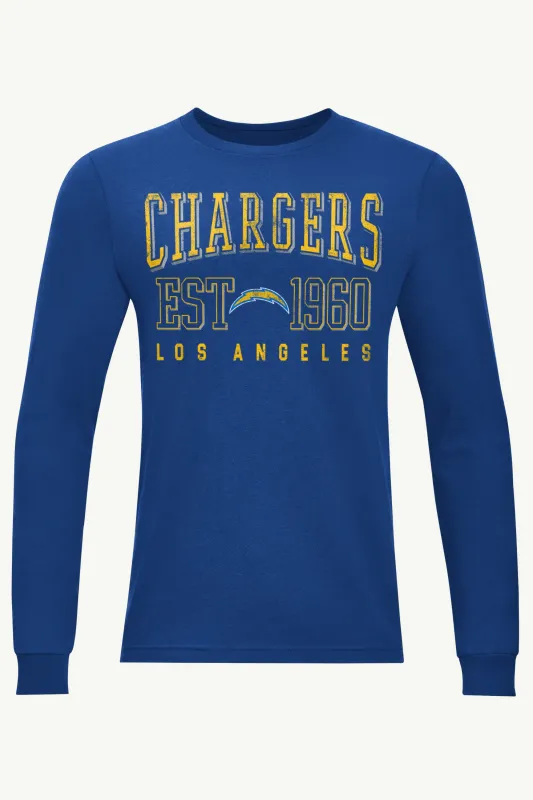 MENS LOS ANGELES CHARGERS RETRO LONG SLEEVE T SHIRT sold by Starter