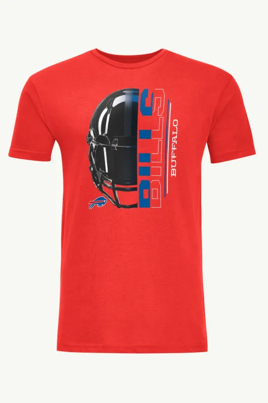 MENS BUFFALO BILLS HALF HELMET T SHIRT sold by Starter