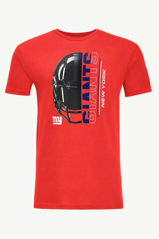 MENS NEW YORK GIANTS HALF HELMET T SHIRT sold by Starter