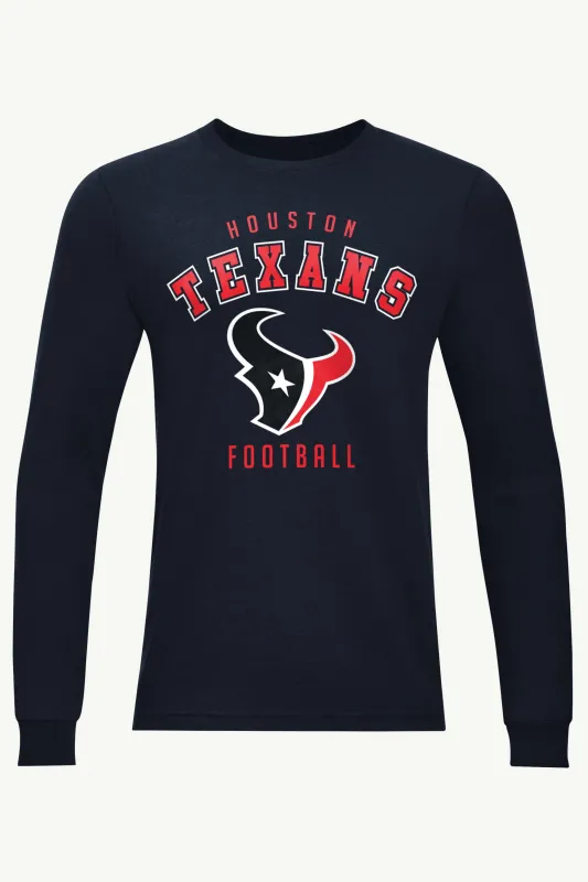 MENS HOUSTON TEXANS LONG SLEEVE T SHIRT sold by Starter