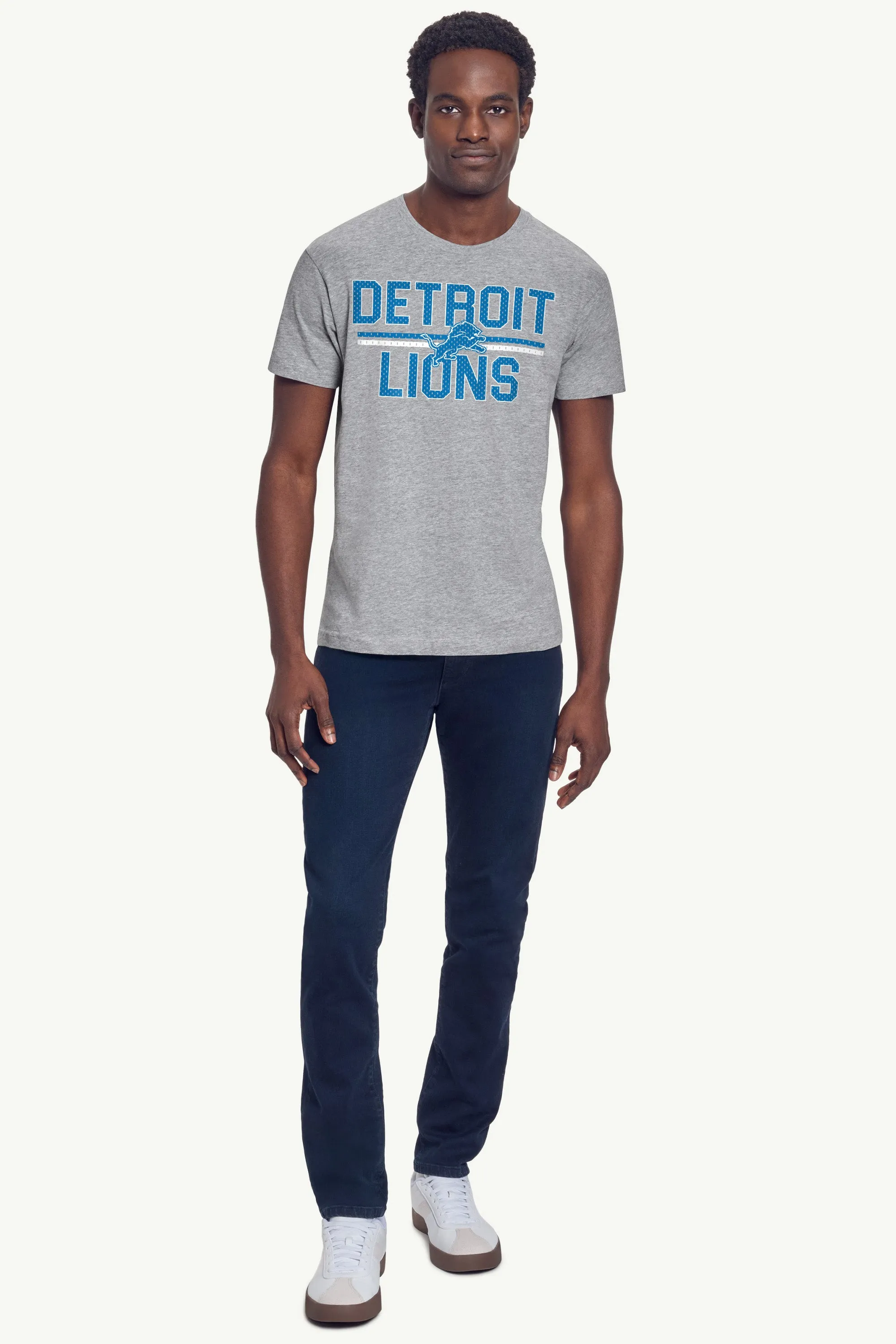 MENS DETROIT LIONS MESH LOOK T SHIRT sold by Starter product image thumbnail 3
