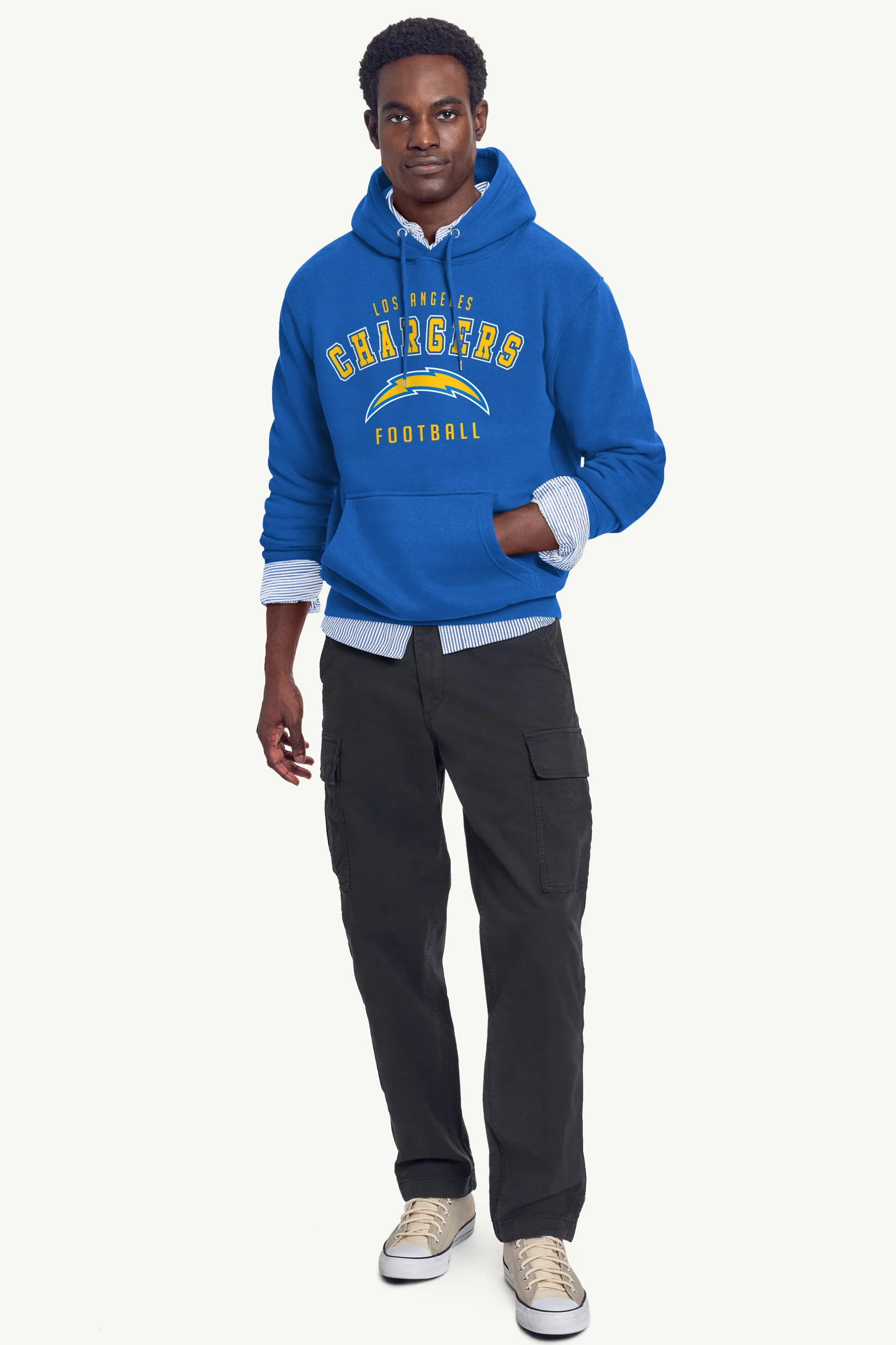 MENS LOS ANGELES CHARGERS HOODIE sold by Starter product image thumbnail 3