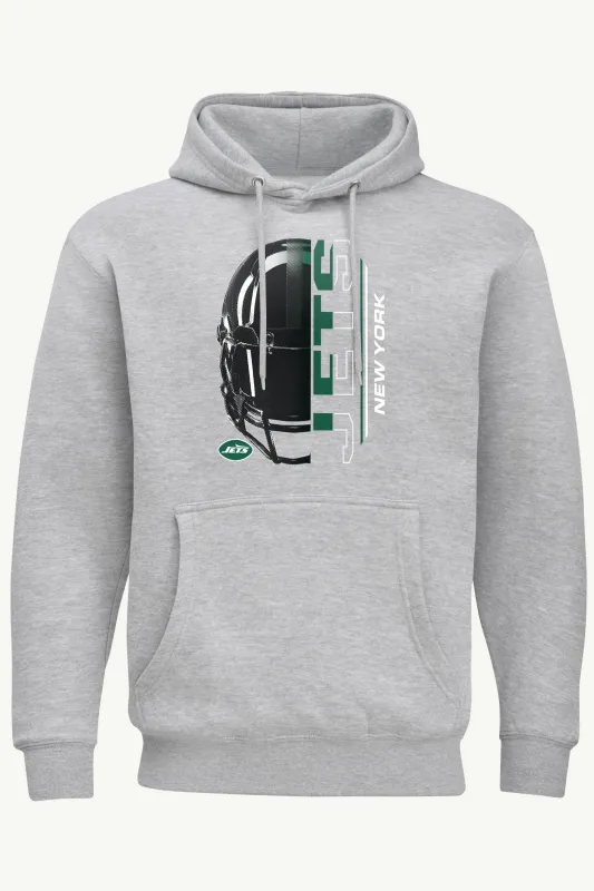 MENS NEW YORK JETS HALF HELMET HOODIE sold by Starter