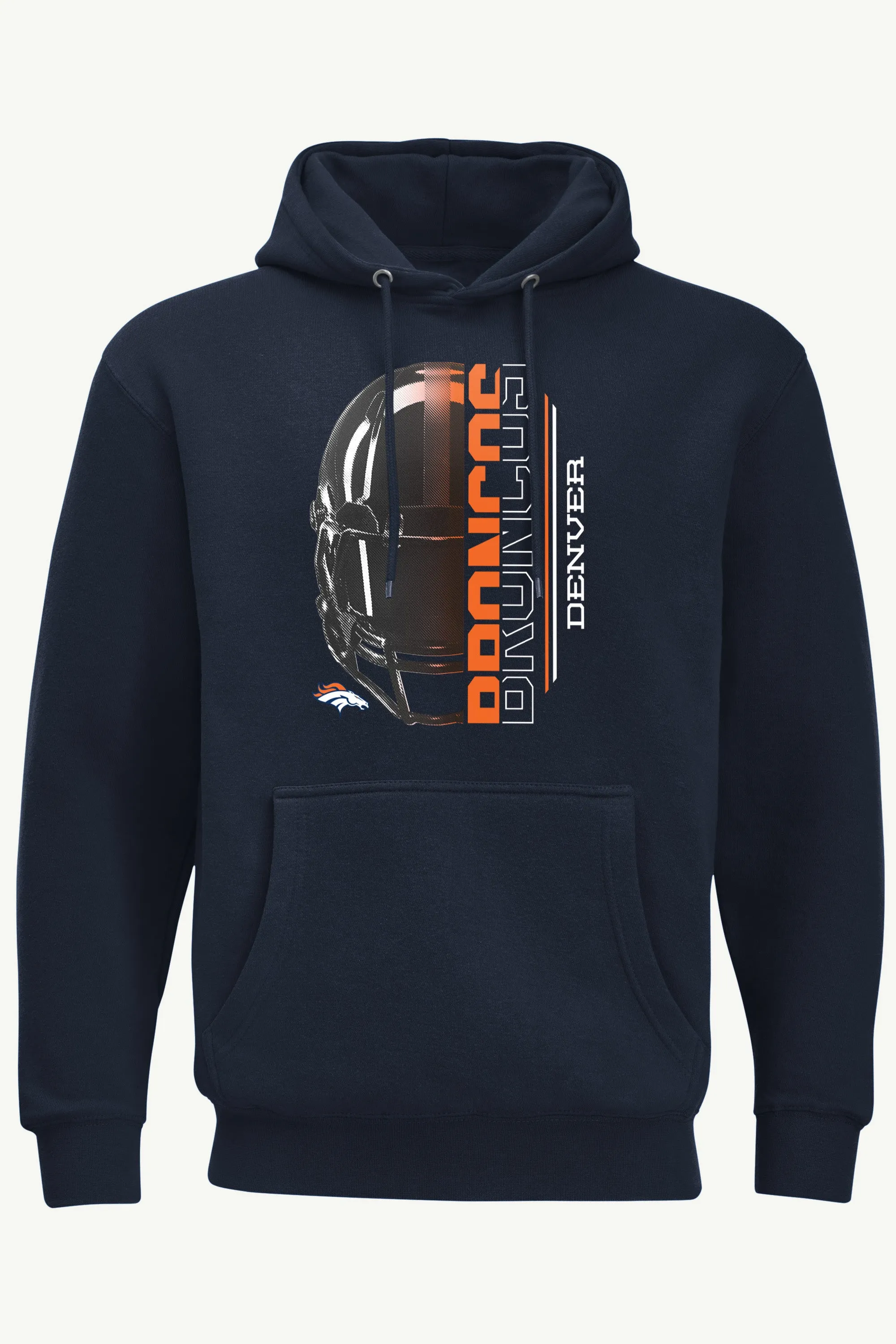 MENS DENVER BRONCOS HALF HELMET HOODIE sold by Starter