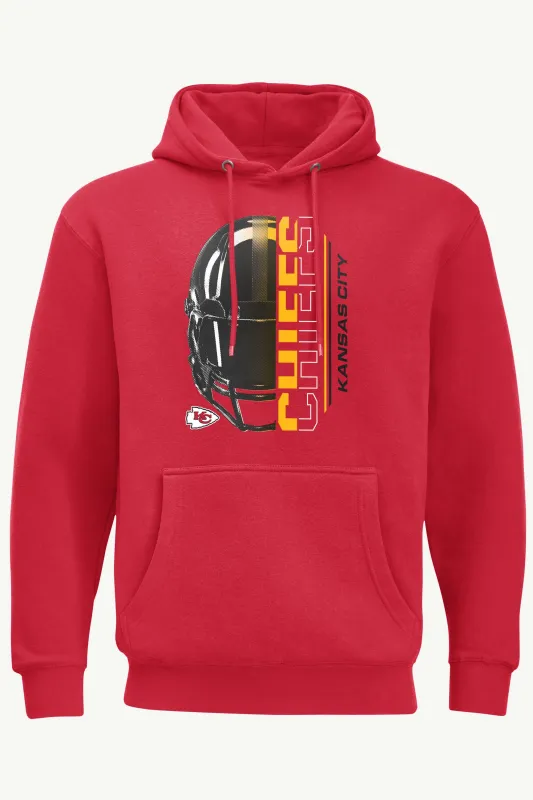 MENS KANSAS CITY CHIEFS HALF HELMET HOODIE sold by Starter