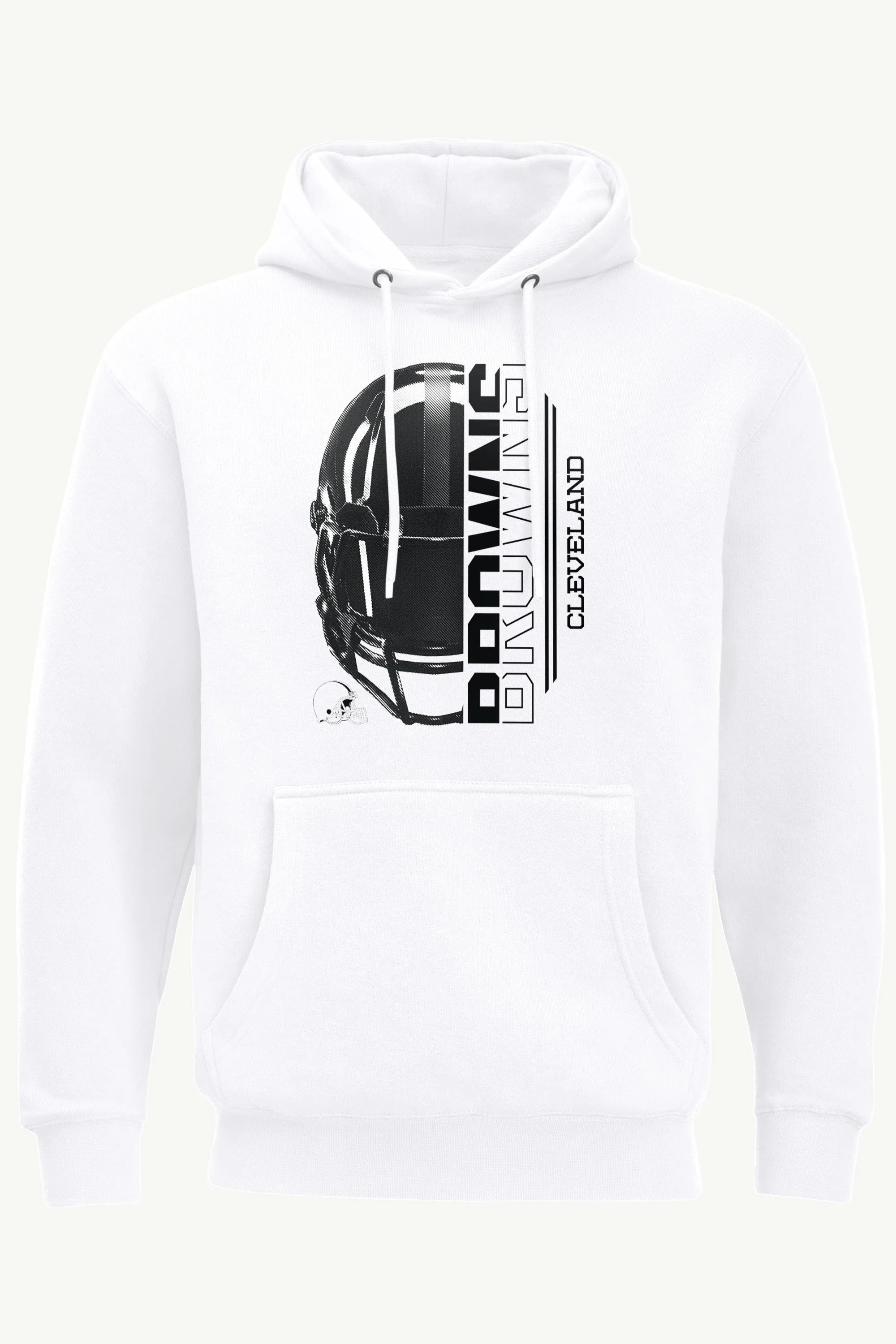 MENS CLEVELAND BROWNS HALF HELMET HOODIE sold by Starter
