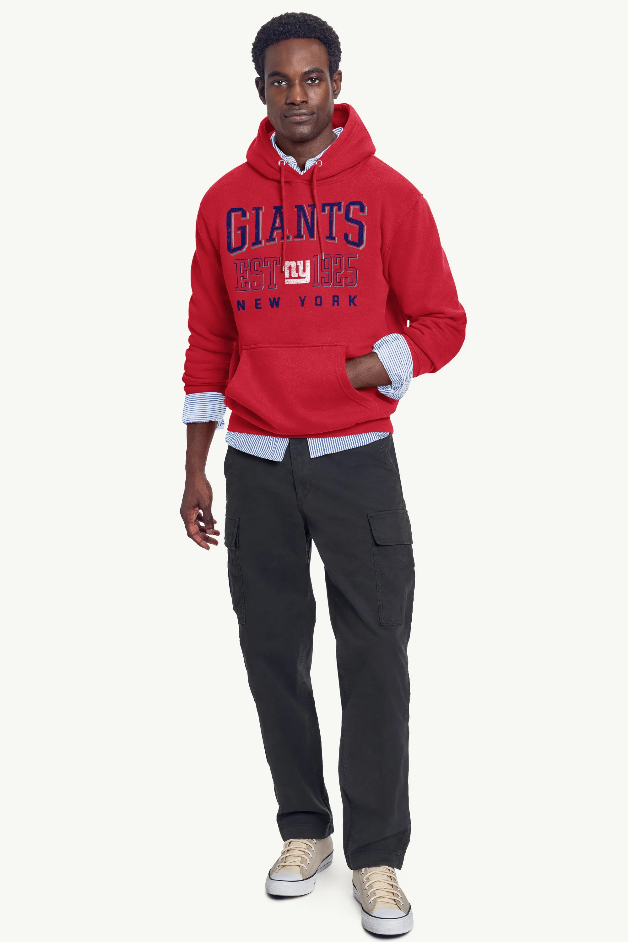 MENS NEW YORK GIANTS RETRO HOODIE sold by Starter product image thumbnail 2