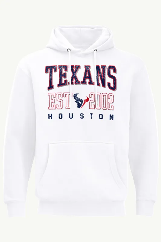 MENS HOUSTON TEXANS RETRO HOODIE made by Starter