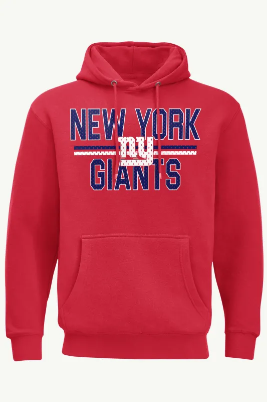 MENS NEW YORK GIANTS MESH LOOK HOODIE made by Starter