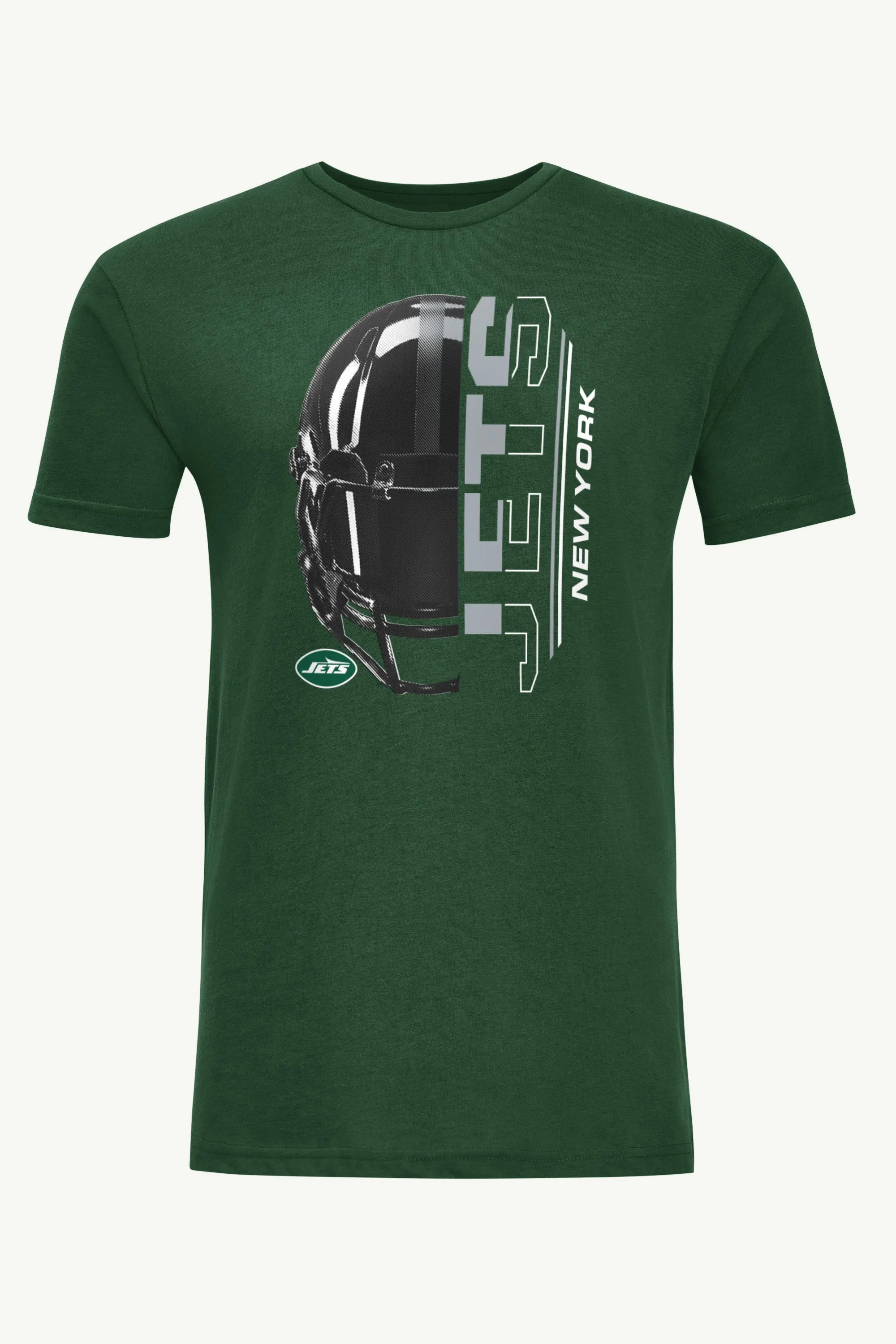 MENS NEW YORK JETS HALF HELMET T SHIRT sold by Starter