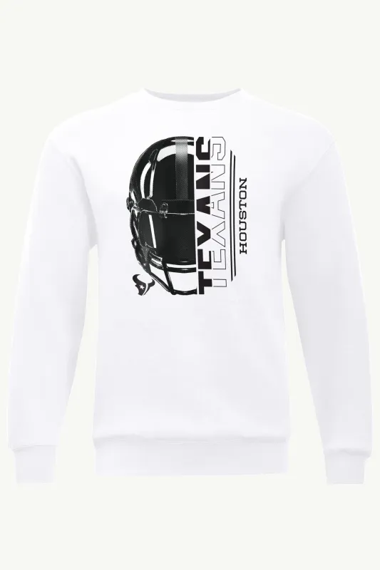 MENS HOUSTON TEXANS HALF HELMET SWEATSHIRT sold by Starter