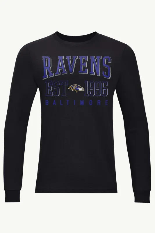 MENS BALTIMORE RAVENS RETRO LOGO LONG SLEEVE T SHIRT sold by Starter