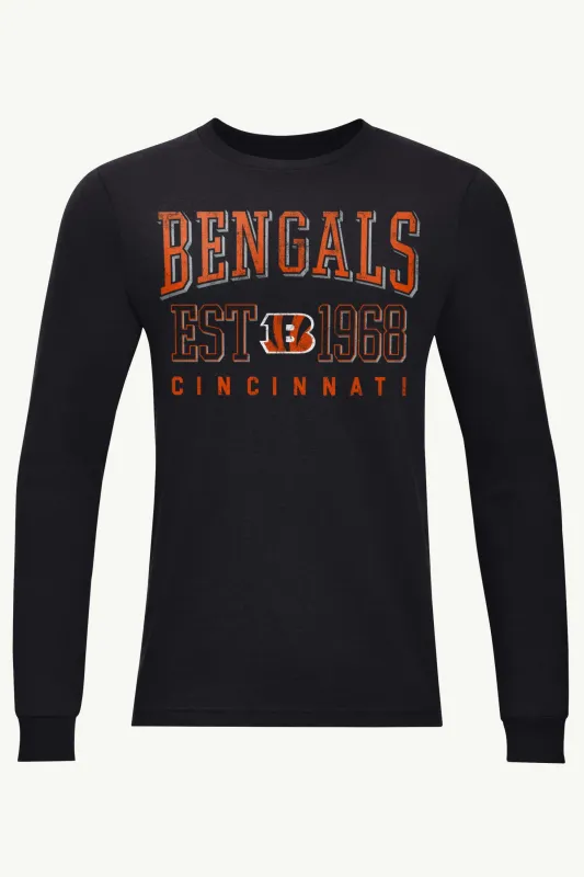 MENS CINCINNATI BENGALS RETRO LOGO LONG SLEEVE T SHIRT sold by Starter