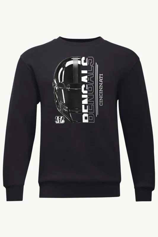 MENS CINCINNATI BENGALS HALF HELMET SWEATSHIRT sold by Starter