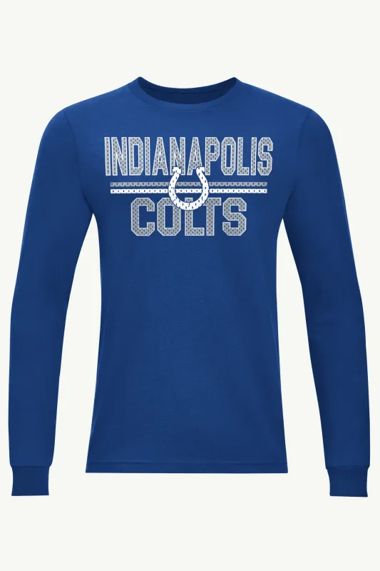 MENS INDIANAPOLIS COLTS MESH LOOK LONG SLEEVE T SHIRT sold by Starter