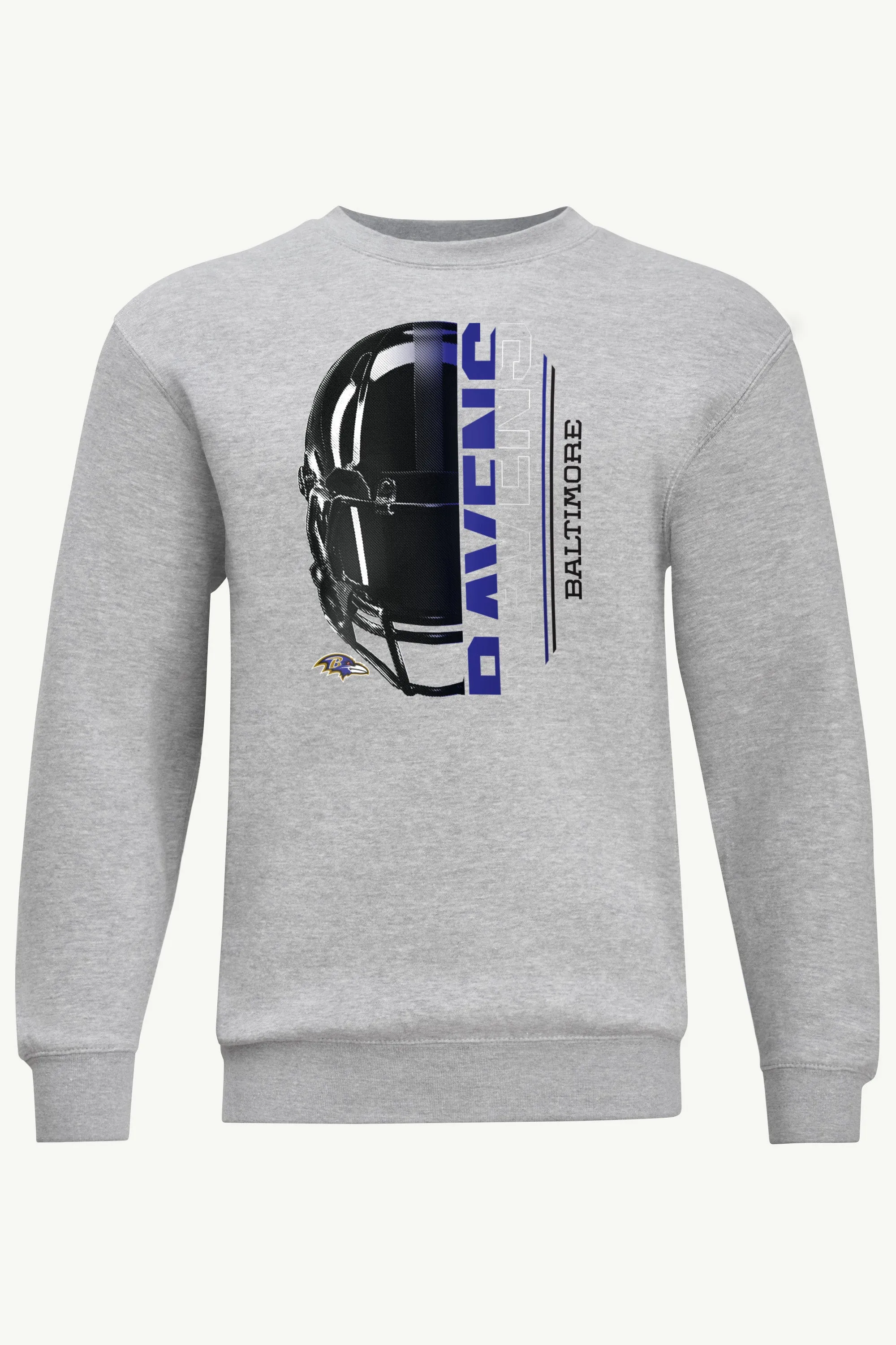 MENS BALTIMORE RAVENS HALF HELMET SWEATSHIRT sold by Starter