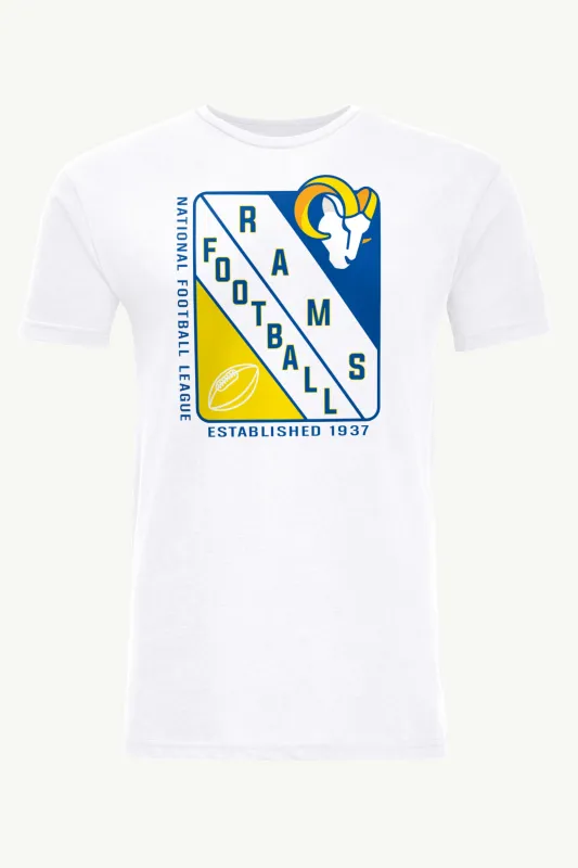 MENS LOS ANGELES RAMS SHIELD LOGO T SHIRT sold by Starter
