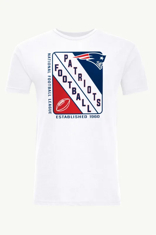 MENS NEW ENGLAND PATRIOTS SHIELD LOGO T SHIRT made by Starter