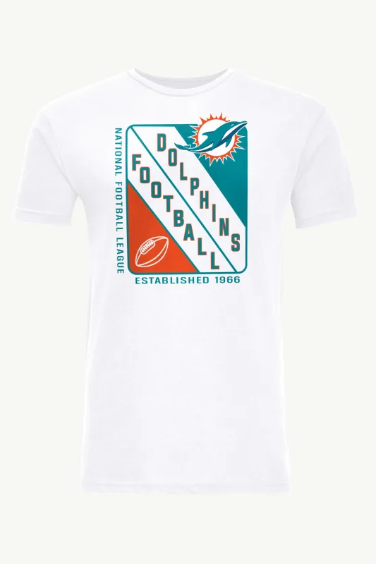 MENS MIAMI DOLPHINS SHIELD LOGO T SHIRT sold by Starter