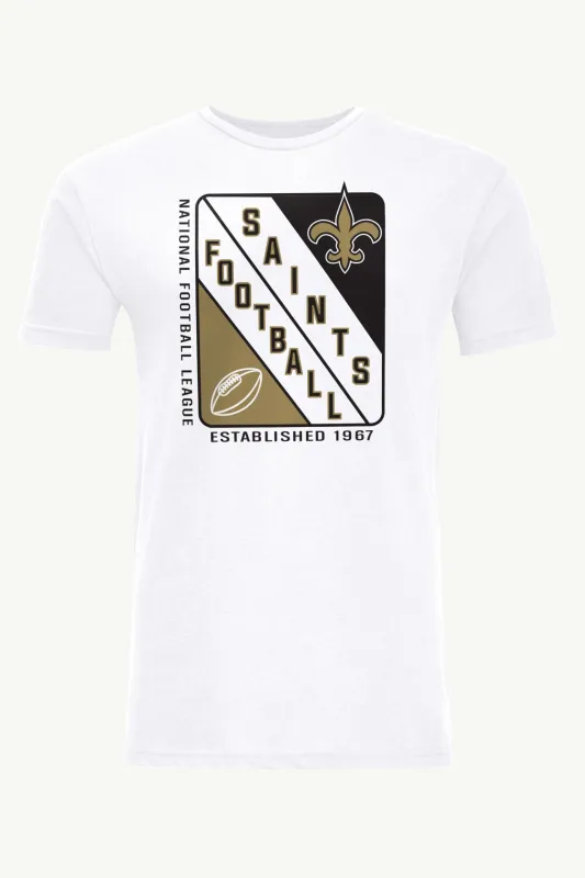MENS NEW ORLEANS SAINTS SHIELD LOGO T SHIRT made by Starter