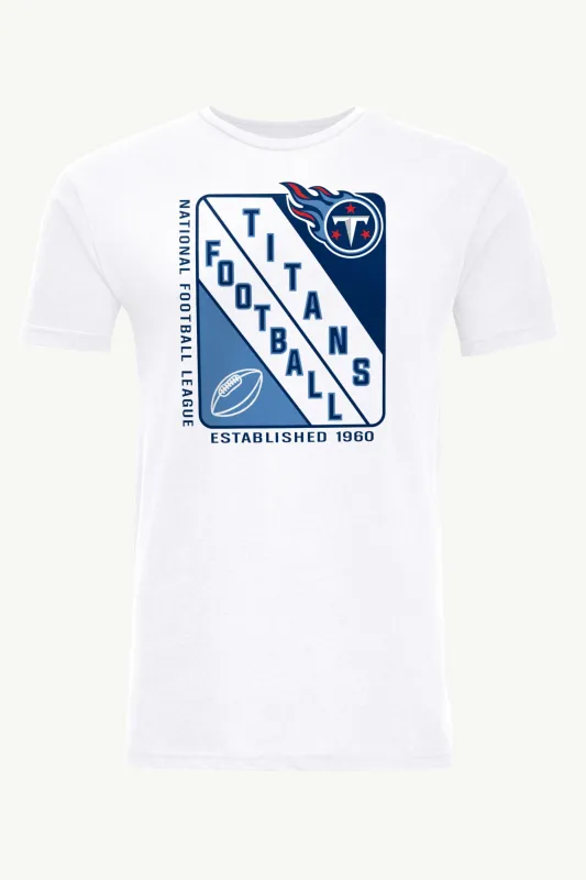 MENS TENNESSEE TITANS SHIELD LOGO T SHIRT made by Starter