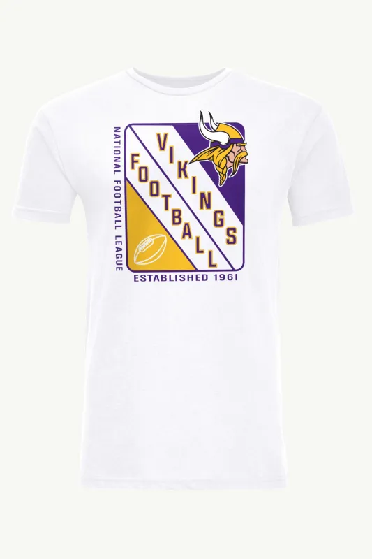 MENS MINNESOTA VIKINGS SHIELD LOGO T SHIRT sold by Starter