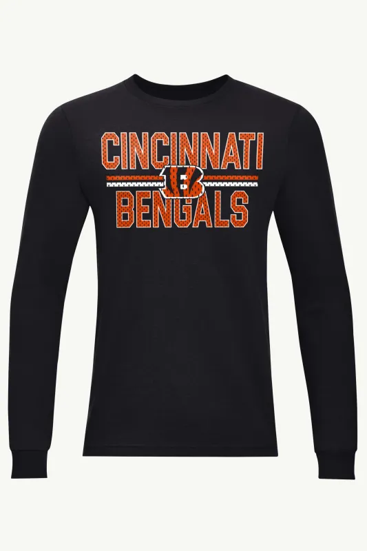 MENS CINCINNATI BENGALS MESH LOOK LONG SLEEVE T SHIRT sold by Starter