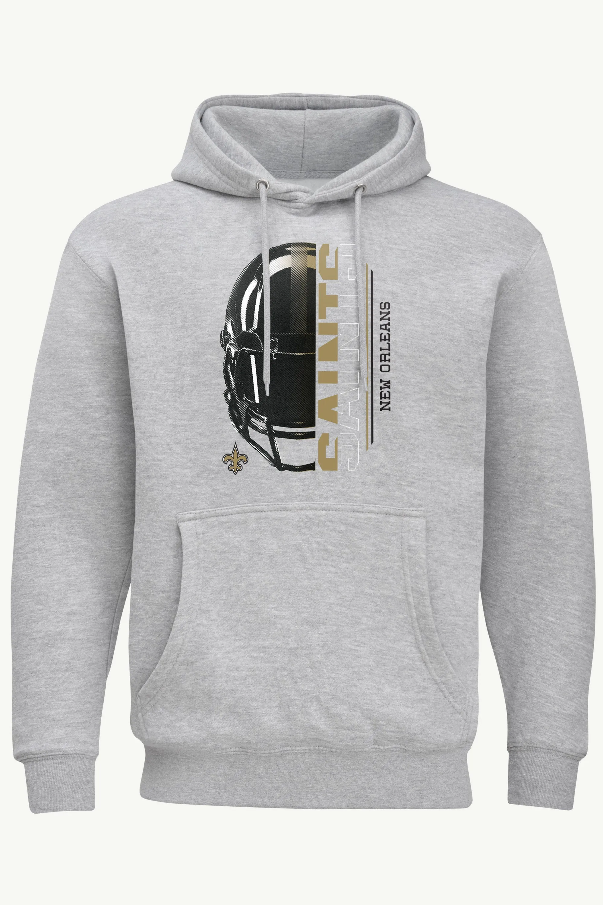 MENS NEW ORLEANS SAINTS HALF HELMET HOODIE sold by Starter
