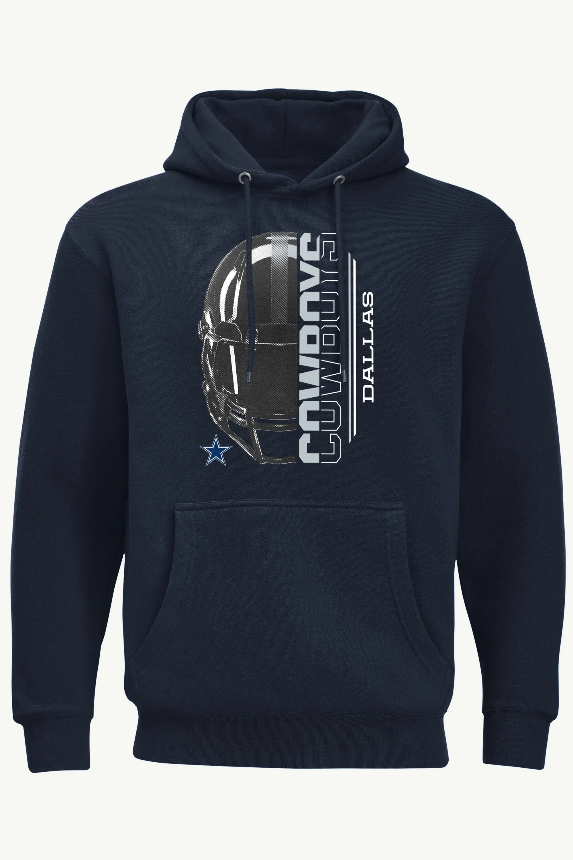 MENS DALLAS COWBOYS HALF HELMET HOODIE sold by Starter