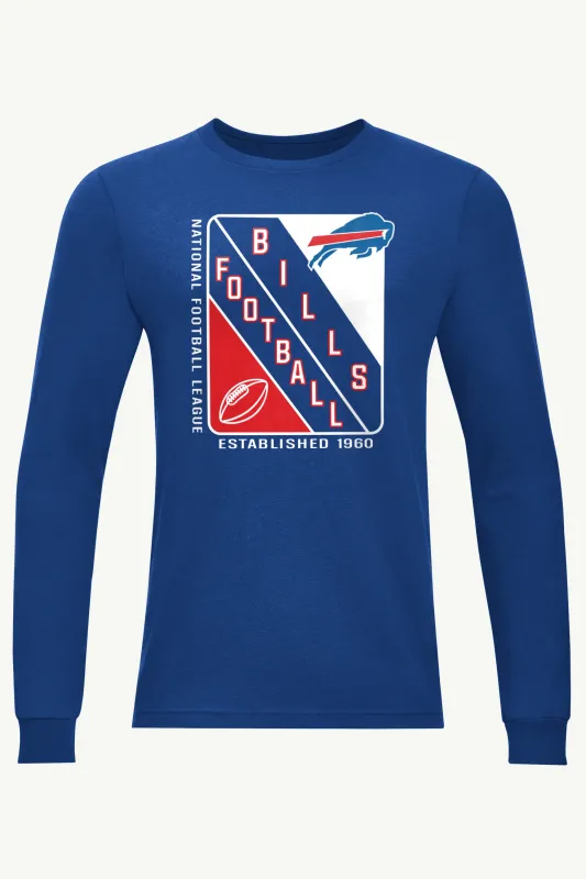 MENS BUFFALO BILLS SHIELD LOGO LONG SLEEVE T SHIRT sold by Starter