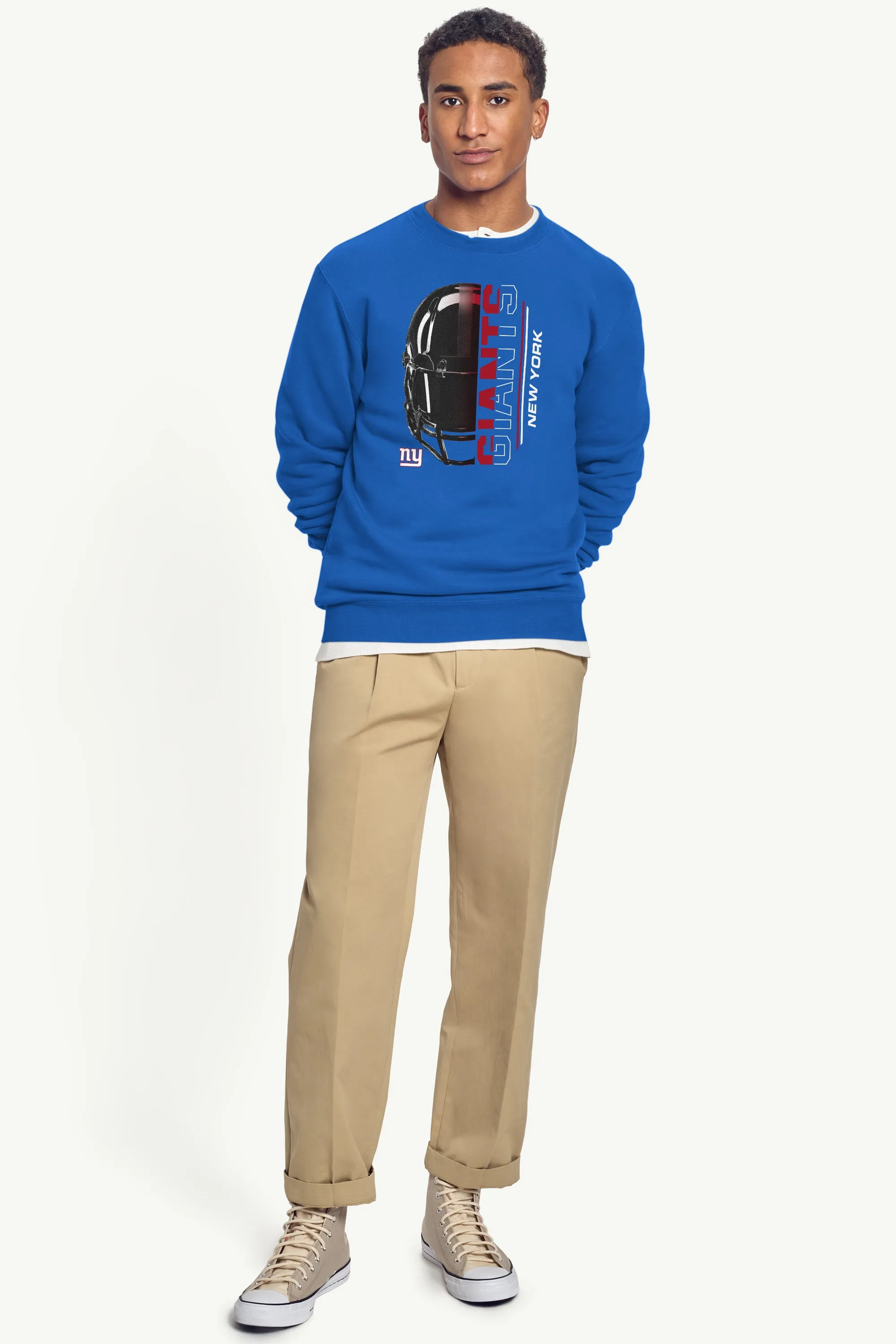 MENS NEW YORK GIANTS HALF HELMET SWEATSHIRT sold by Starter product image thumbnail 4